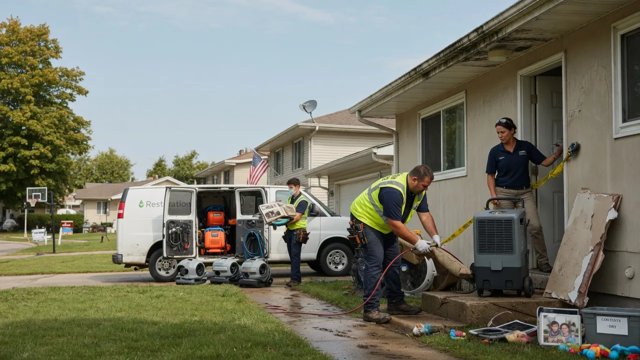 Water Damage Restoration in Frederick, IL near me